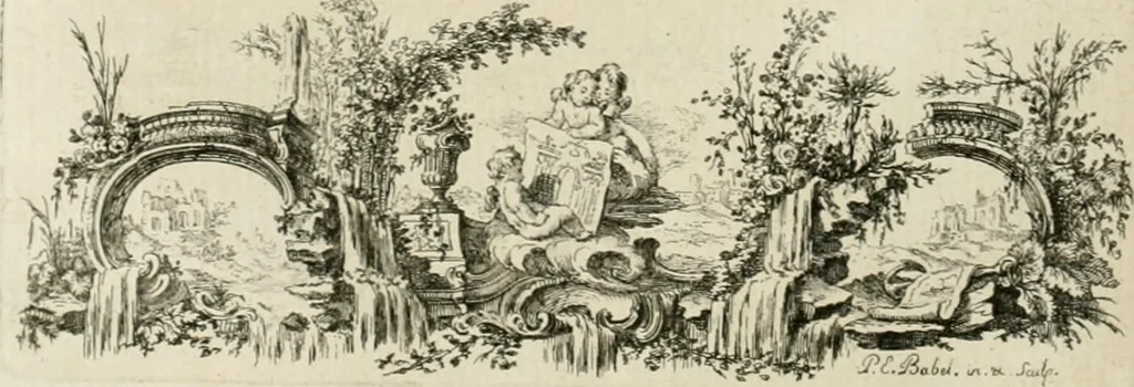 An illustration from Traité de perspective a l'usage des artistes : où l'on démontre géométriquement toutes les pratiques de cette science, & où l'on enseigne, selon la méthode de M. le Clerc, à mettre toutes sortes d'objets en perspective, leur reverbération dans l'eau, & leurs ombres, tant au soleil qu'au flambeau, 1750, leaf 161