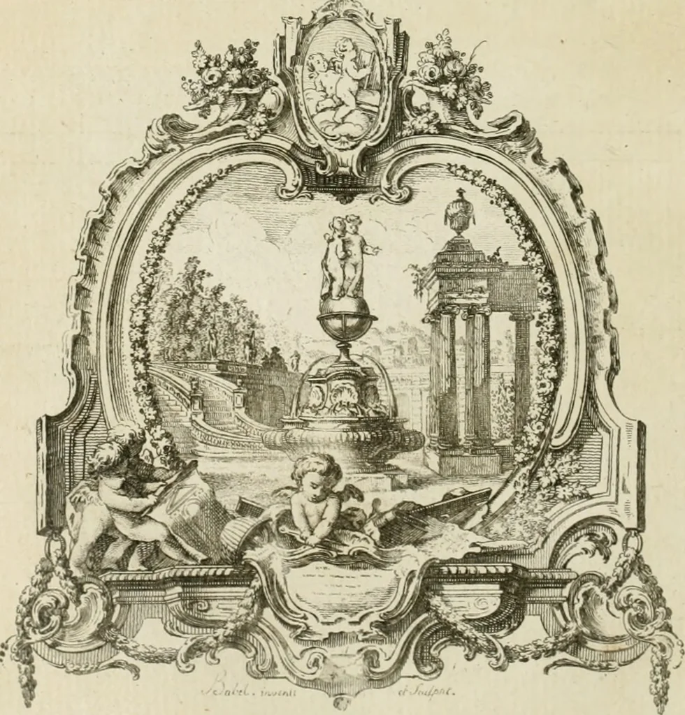 An illustration from Traité de perspective a l'usage des artistes : où l'on démontre géométriquement toutes les pratiques de cette science, & où l'on enseigne, selon la méthode de M. le Clerc, à mettre toutes sortes d'objets en perspective, leur reverbération dans l'eau, & leurs ombres, tant au soleil qu'au flambeau, 1750, leaf 165