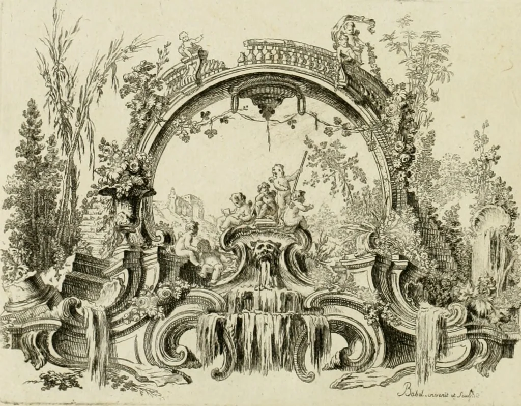 An illustration from Traité de perspective a l'usage des artistes : où l'on démontre géométriquement toutes les pratiques de cette science, & où l'on enseigne, selon la méthode de M. le Clerc, à mettre toutes sortes d'objets en perspective, leur reverbération dans l'eau, & leurs ombres, tant au soleil qu'au flambeau, 1750, leaf 23