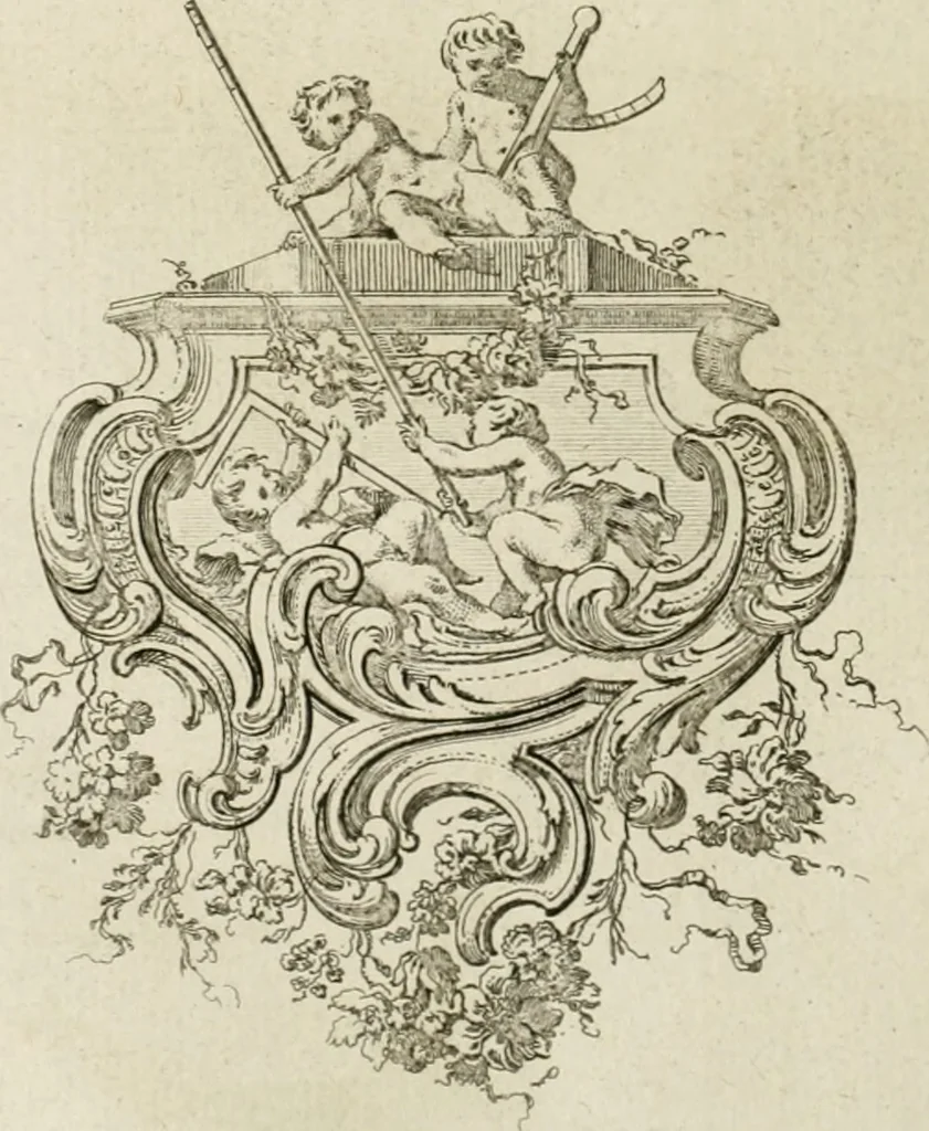An illustration from Traité de perspective a l'usage des artistes : où l'on démontre géométriquement toutes les pratiques de cette science, & où l'on enseigne, selon la méthode de M. le Clerc, à mettre toutes sortes d'objets en perspective, leur reverbération dans l'eau, & leurs ombres, tant au soleil qu'au flambeau, 1750, leaf 233