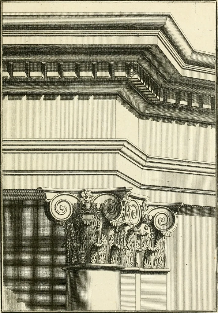 An illustration from Traité de perspective a l'usage des artistes : où l'on démontre géométriquement toutes les pratiques de cette science, & où l'on enseigne, selon la méthode de M. le Clerc, à mettre toutes sortes d'objets en perspective, leur reverbération dans l'eau, & leurs ombres, tant au soleil qu'au flambeau, 1750, leaf 262