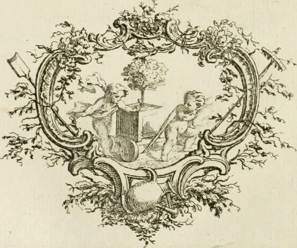 An illustration from Traité de perspective a l'usage des artistes : où l'on démontre géométriquement toutes les pratiques de cette science, & où l'on enseigne, selon la méthode de M. le Clerc, à mettre toutes sortes d'objets en perspective, leur reverbération dans l'eau, & leurs ombres, tant au soleil qu'au flambeau, 1750, leaf 41