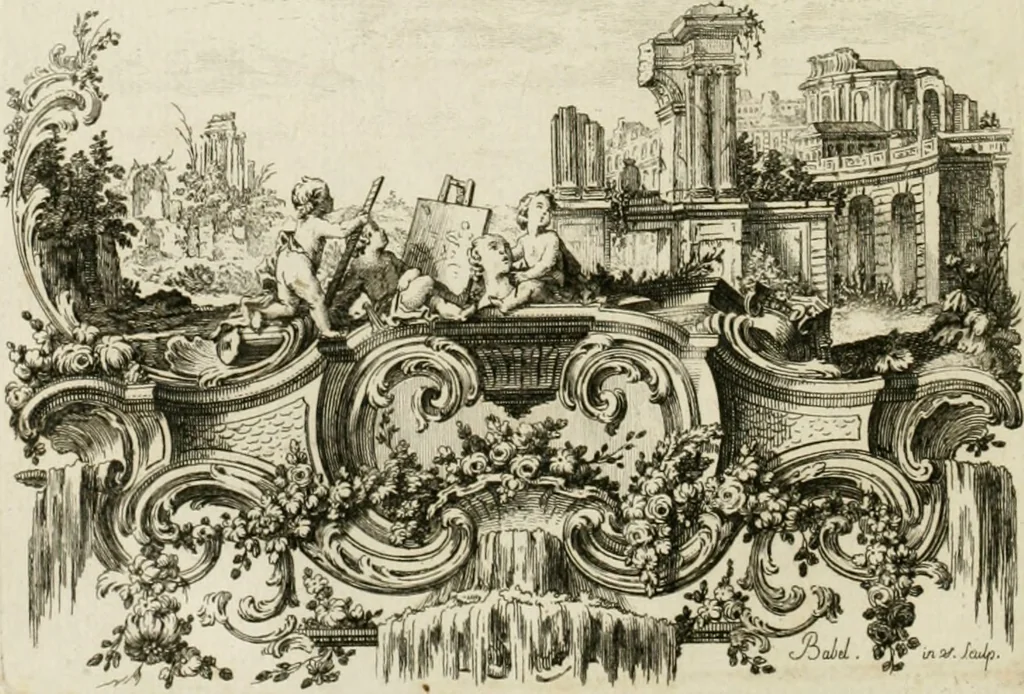 An illustration from Traité de perspective a l'usage des artistes : où l'on démontre géométriquement toutes les pratiques de cette science, & où l'on enseigne, selon la méthode de M. le Clerc, à mettre toutes sortes d'objets en perspective, leur reverbération dans l'eau, & leurs ombres, tant au soleil qu'au flambeau, 1750, leaf 53