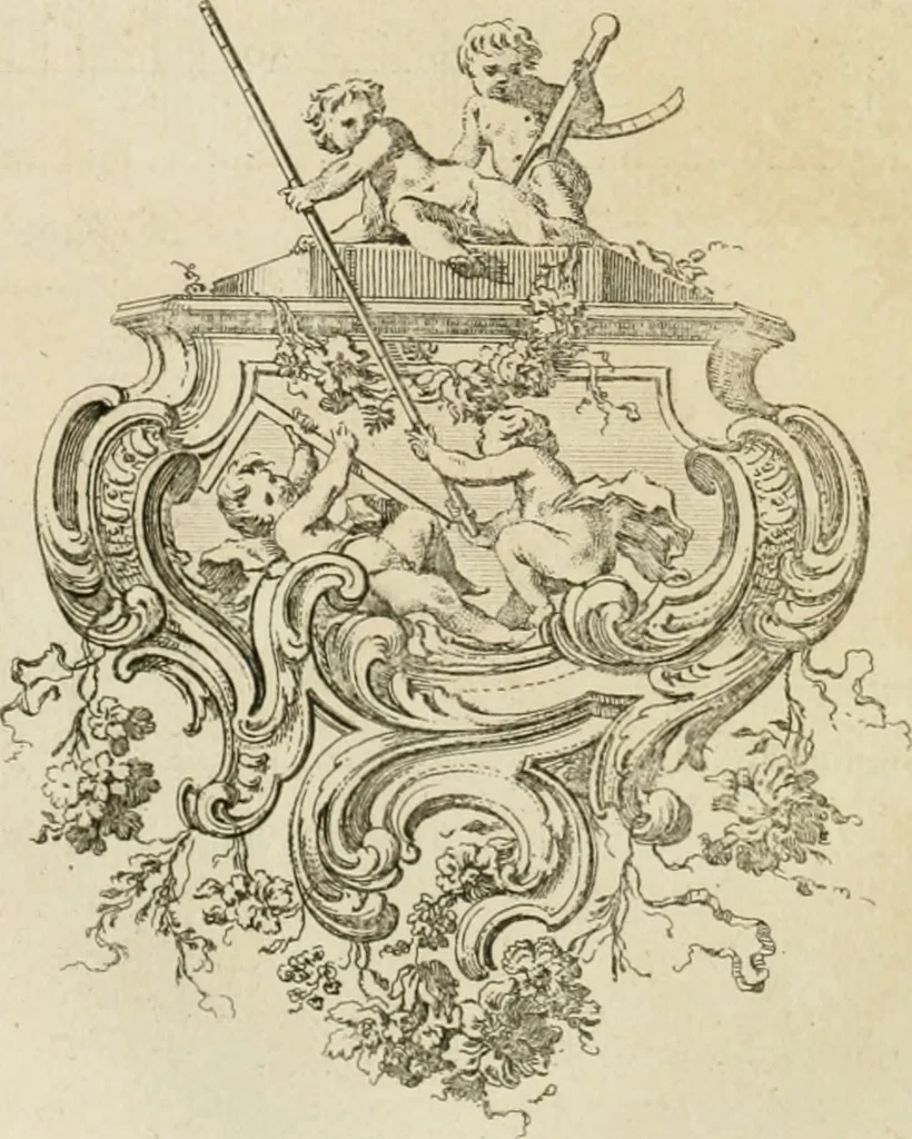 An illustration from Traité de perspective a l'usage des artistes : où l'on démontre géométriquement toutes les pratiques de cette science, & où l'on enseigne, selon la méthode de M. le Clerc, à mettre toutes sortes d'objets en perspective, leur reverbération dans l'eau, & leurs ombres, tant au soleil qu'au flambeau, 1750, leaf 73
