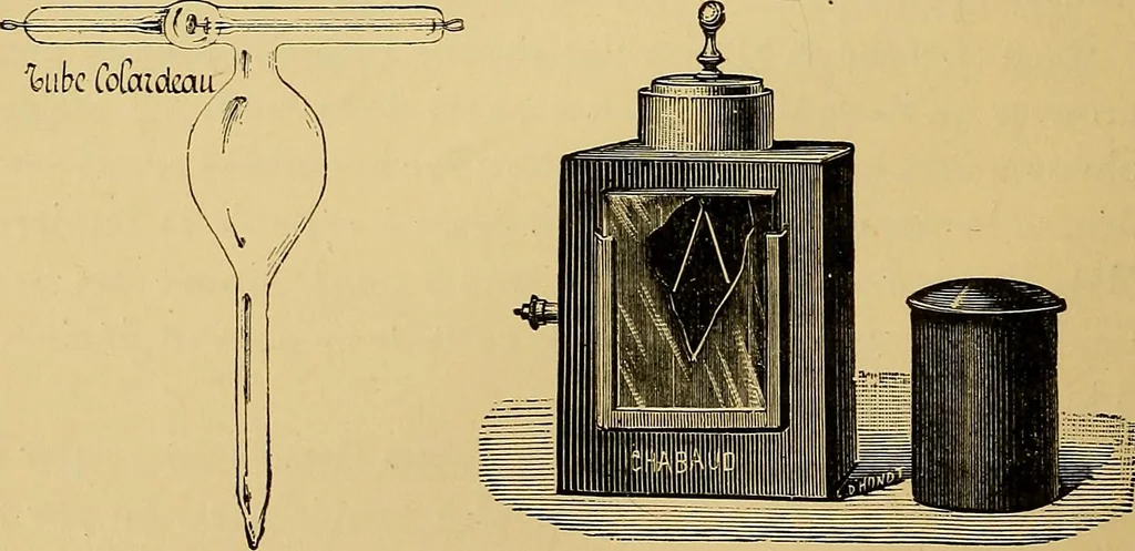 An illustration from Traité de radiographie médicale et scientifique : cours libre professé a l'écolepratique de la Faculté de Médecine de Paris, deuxième semestre de 1896-1897, 1897, leaf 175
