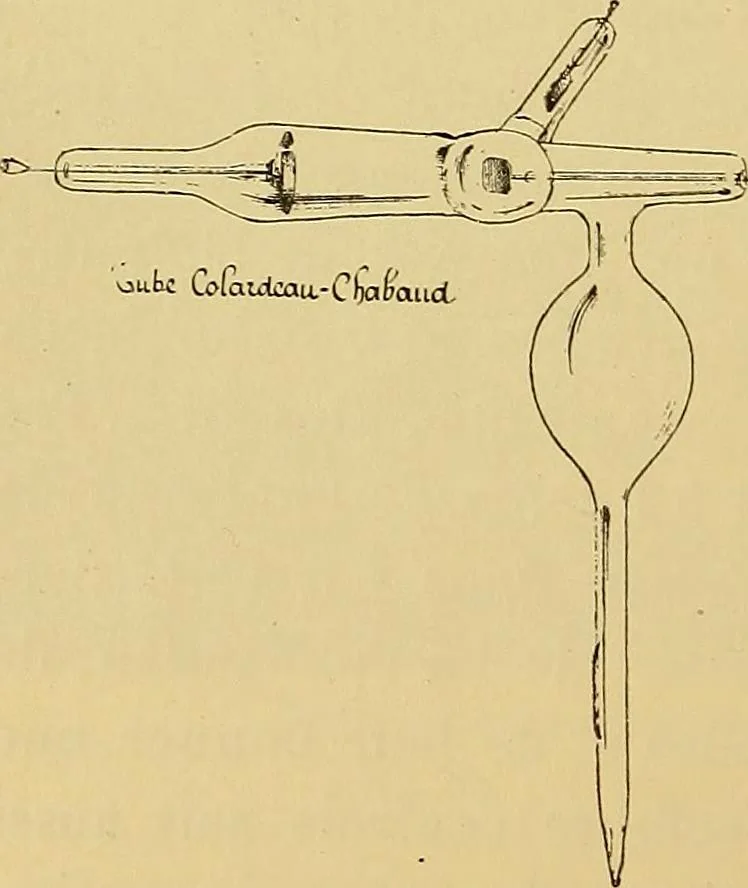 An illustration from Traité de radiographie médicale et scientifique : cours libre professé a l'écolepratique de la Faculté de Médecine de Paris, deuxième semestre de 1896-1897, 1897, leaf 235