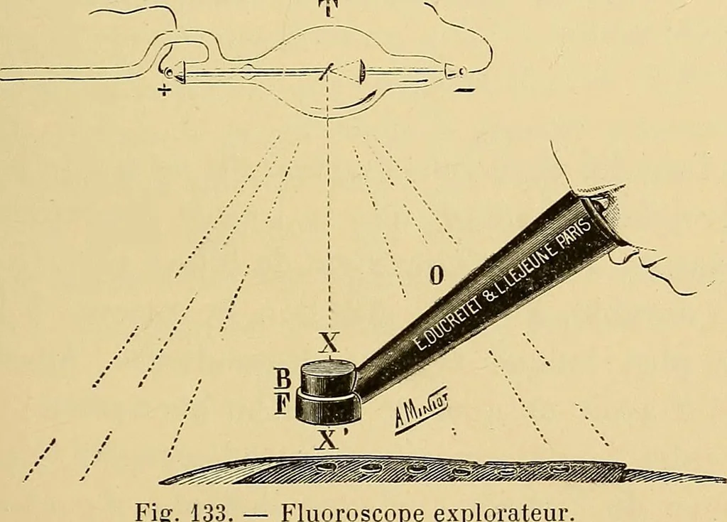 An illustration from Traité de radiographie médicale et scientifique : cours libre professé a l'écolepratique de la Faculté de Médecine de Paris, deuxième semestre de 1896-1897, 1897, leaf 278