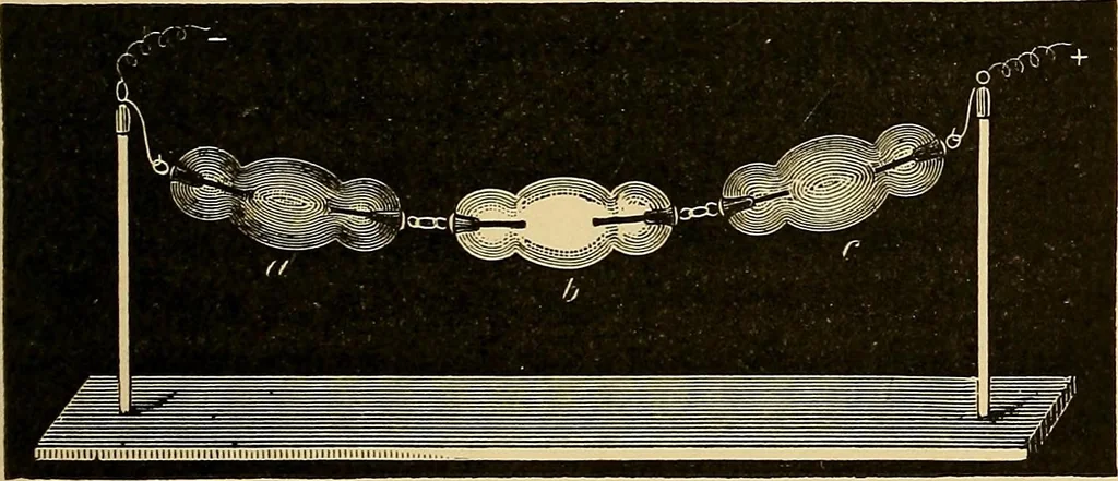 An illustration from Traité de radiographie médicale et scientifique : cours libre professé a l'écolepratique de la Faculté de Médecine de Paris, deuxième semestre de 1896-1897, 1897, leaf 28