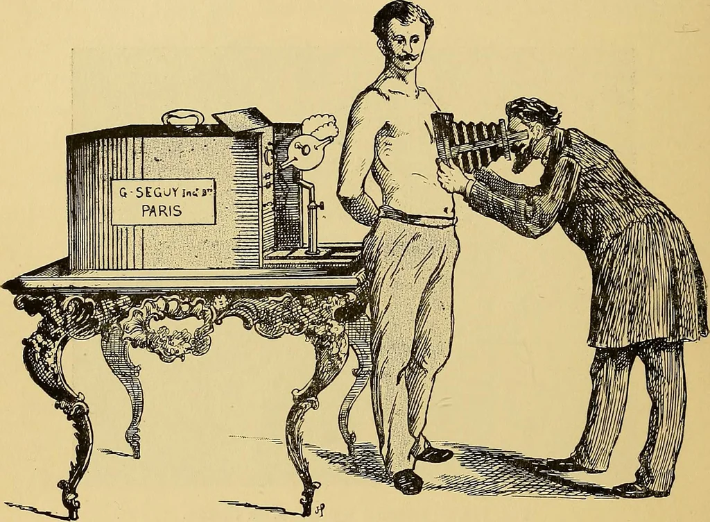 An illustration from Traité de radiographie médicale et scientifique : cours libre professé a l'écolepratique de la Faculté de Médecine de Paris, deuxième semestre de 1896-1897, 1897, leaf 345