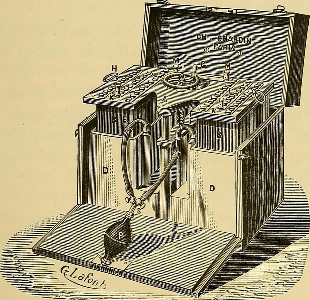 An illustration from Traité de radiographie médicale et scientifique : cours libre professé a l'écolepratique de la Faculté de Médecine de Paris, deuxième semestre de 1896-1897, 1897, leaf 60
