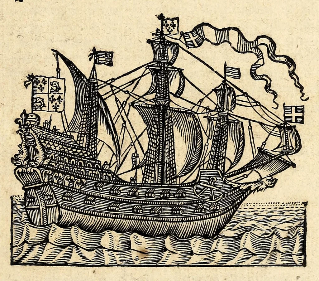 An illustration from Traité des causes naturelles du flux, et du reflex de la mer., 1680, leaf 5