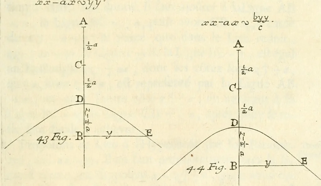 An illustration from Traité des lignes du premier genre, expliquées par une methode nouvelle & facile, 1687, leaf 372