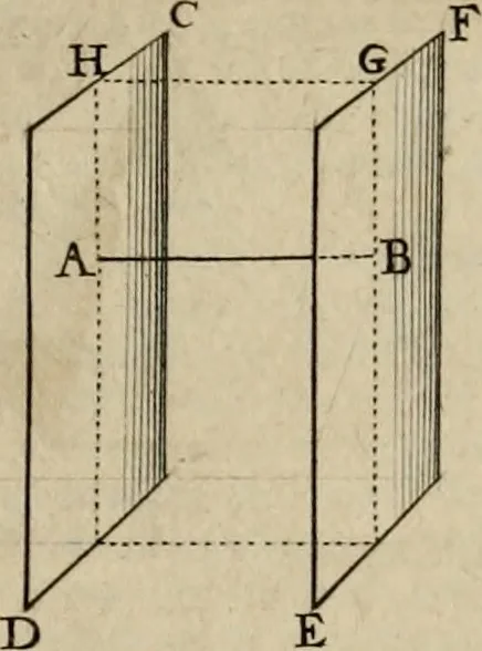 An illustration from Traité des pratiques geometrales et perspectives : enseignées dans l'Academie royale de la peinture et sculpture, 1665, leaf 109