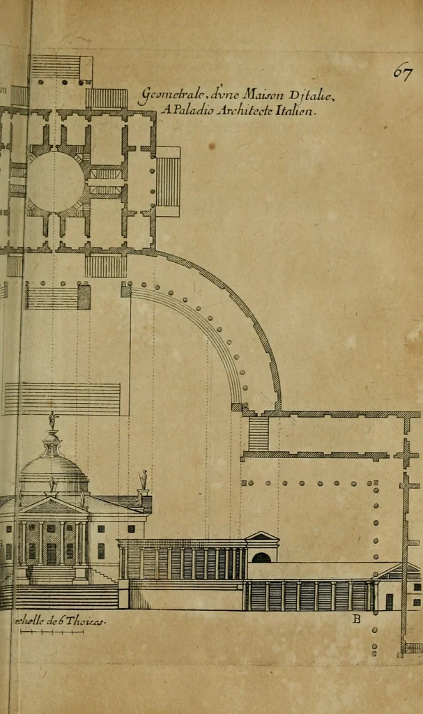 An illustration from Traité des pratiques geometrales et perspectives : enseignées dans l'Academie royale de la peinture et sculpture, 1665, leaf 212