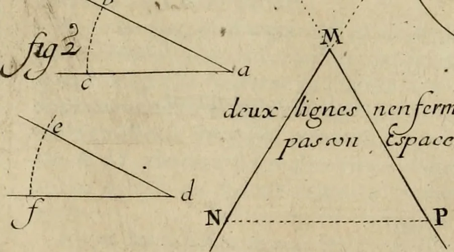An illustration from Traité des pratiques geometrales et perspectives : enseignées dans l'Academie royale de la peinture et sculpture, 1665, leaf 85