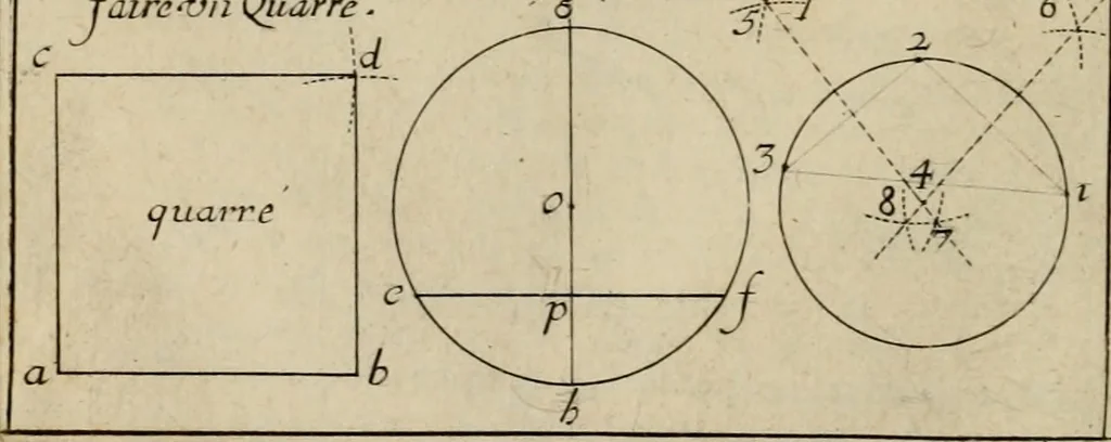 An illustration from Traité des pratiques geometrales et perspectives : enseignées dans l'Academie royale de la peinture et sculpture, 1665, leaf 89