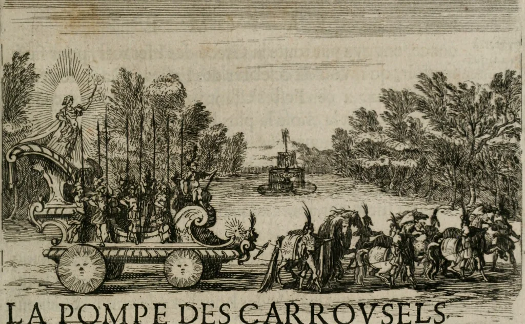 An illustration from Traité des tournois, joustes, carrousels, et autres spectacles publics, 1669, leaf 36