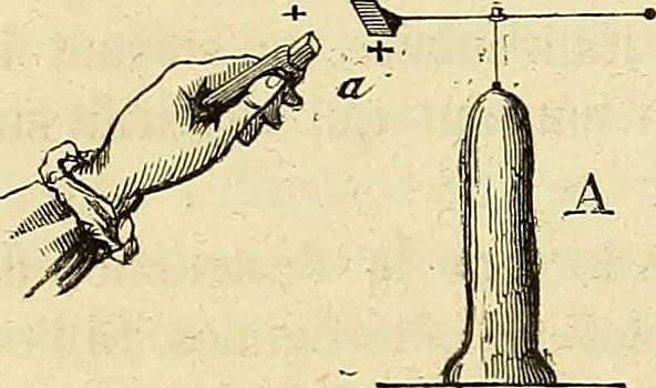 An illustration from Traité d'électricité et de magnétisme : et des applications de ces sciences a la chimie, a la physiologie et aux arts, 1855, leaf 163