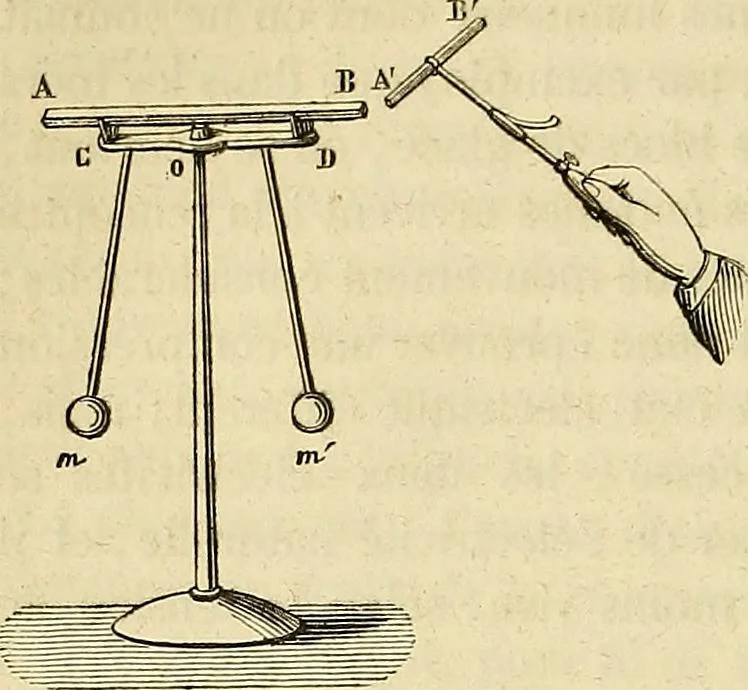 An illustration from Traité d'électricité et de magnétisme : et des applications de ces sciences a la chimie, a la physiologie et aux arts, 1855, leaf 169