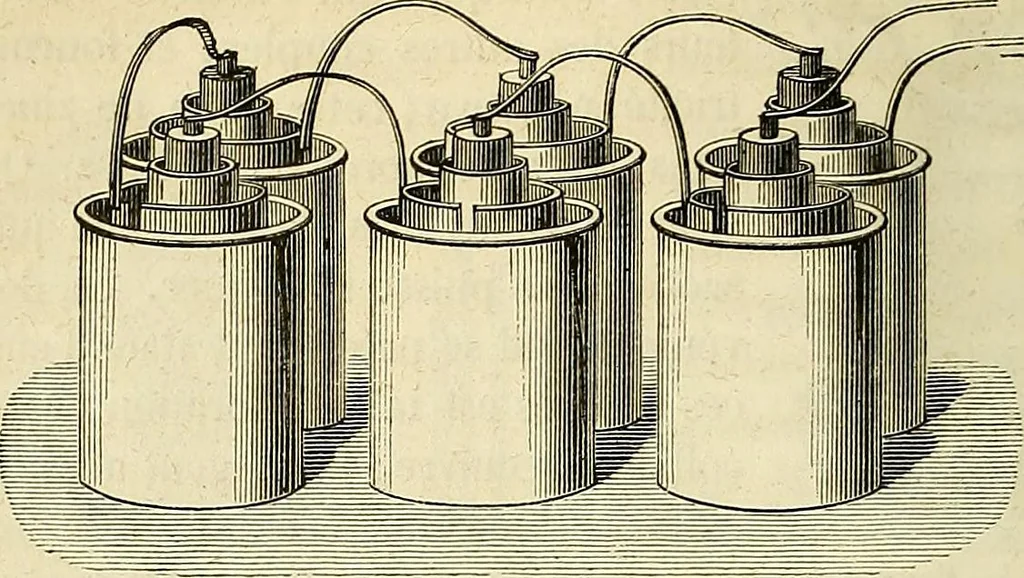 An illustration from Traité d'électricité et de magnétisme : et des applications de ces sciences a la chimie, a la physiologie et aux arts, 1855, leaf 255