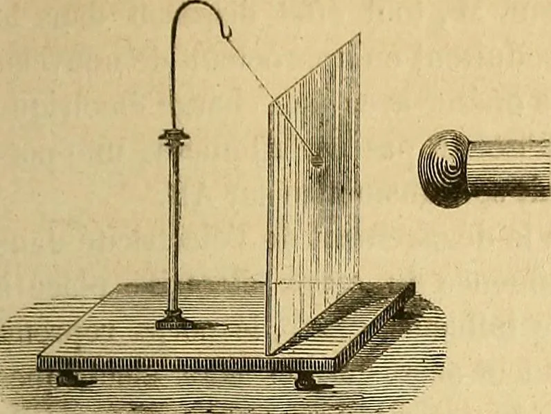 An illustration from Traité d'électricité et de magnétisme : et des applications de ces sciences a la chimie, a la physiologie et aux arts, 1855, leaf 30