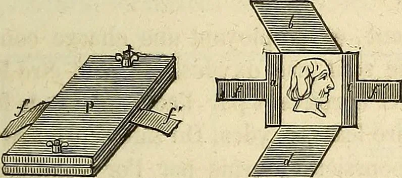 An illustration from Traité d'électricité et de magnétisme : et des applications de ces sciences a la chimie, a la physiologie et aux arts, 1855, leaf 326