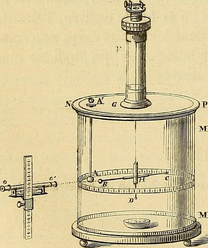 An illustration from Traité d'électricité et de magnétisme : et des applications de ces sciences a la chimie, a la physiologie et aux arts, 1855, leaf 33