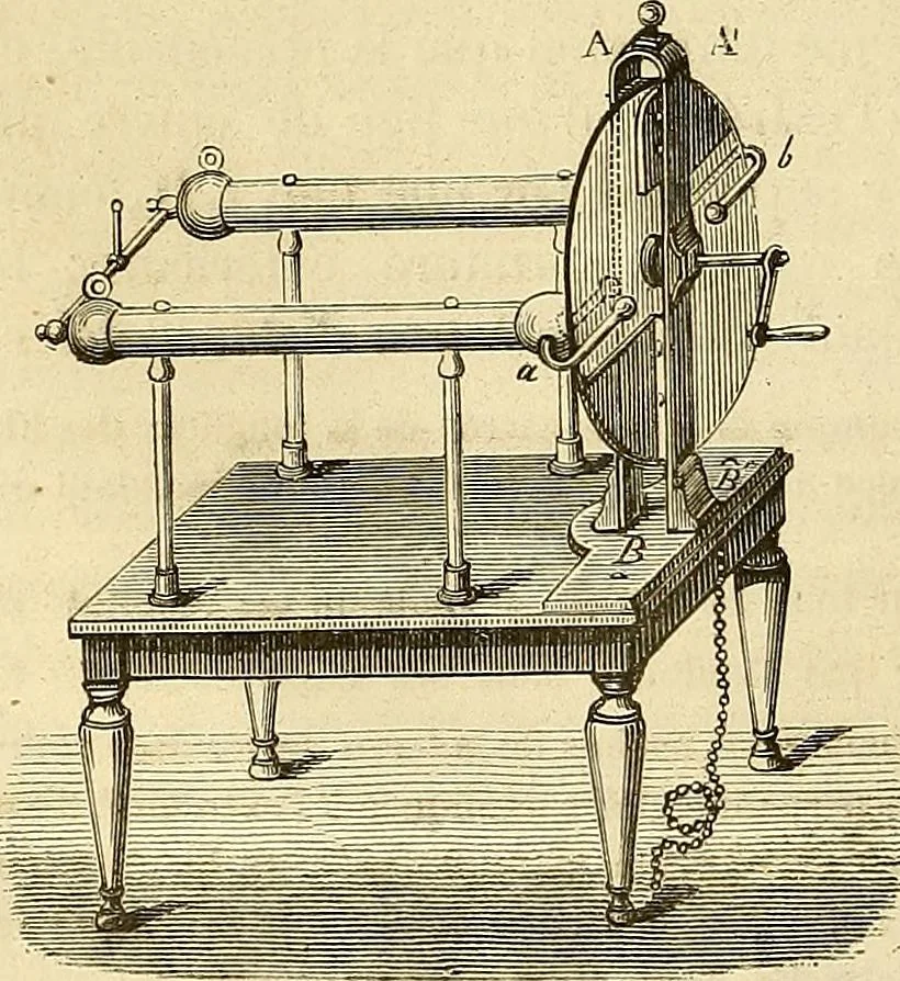 An illustration from Traité d'électricité et de magnétisme : et des applications de ces sciences a la chimie, a la physiologie et aux arts, 1855, leaf 49