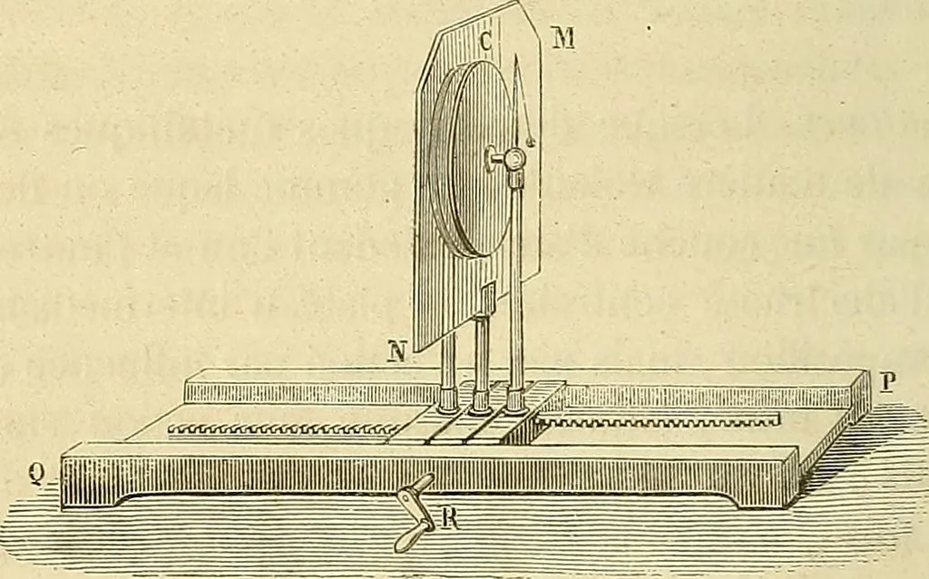 An illustration from Traité d'électricité et de magnétisme : et des applications de ces sciences a la chimie, a la physiologie et aux arts, 1855, leaf 57
