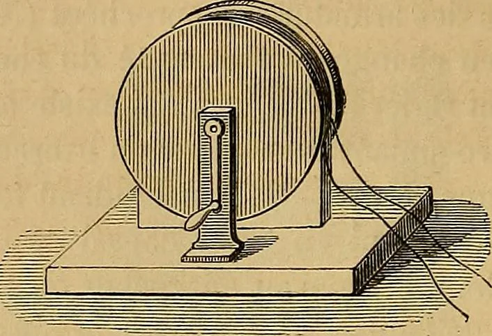 An illustration from Traité d'électricité et de magnétisme : et des applications de ces sciences a la chimie, a la physiologie et aux arts, 1855, leaf 189