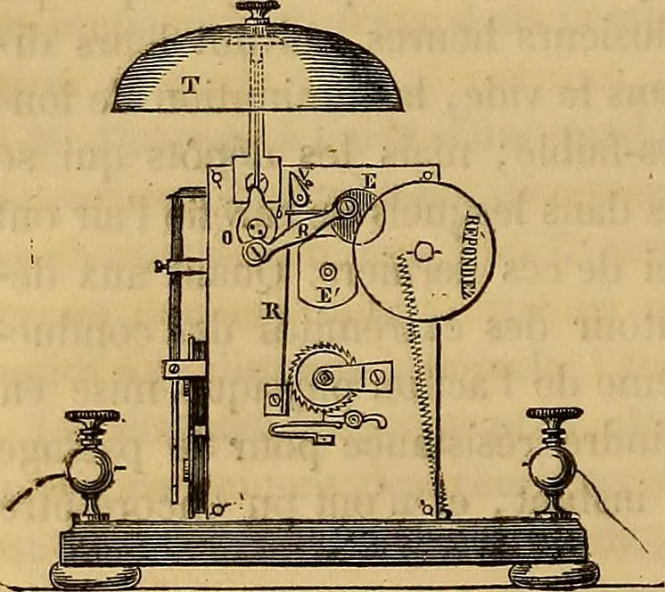 An illustration from Traité d'électricité et de magnétisme : et des applications de ces sciences a la chimie, a la physiologie et aux arts, 1855, leaf 367