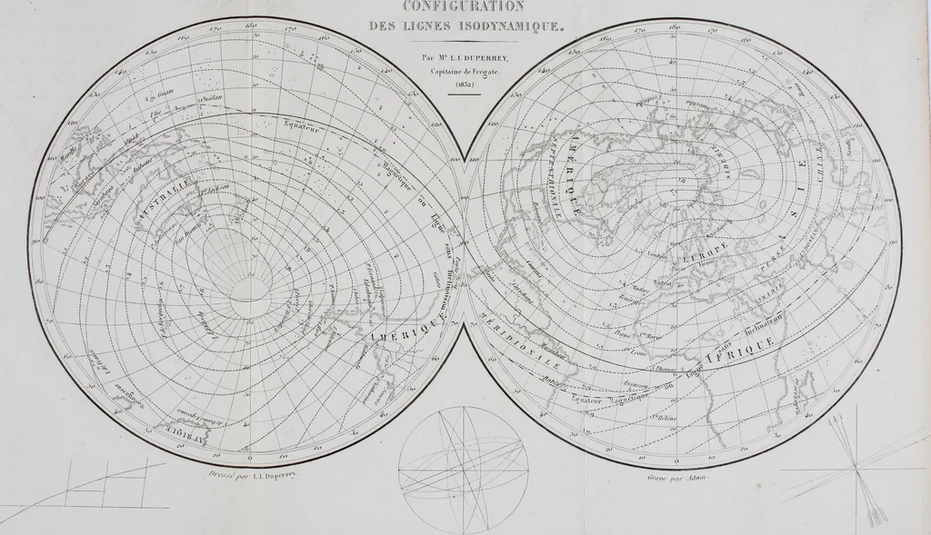 An illustration from Traité d'électricité et de magnétisme : et des applications de ces sciences a la chimie, a la physiologie et aux arts, 1855, leaf 446