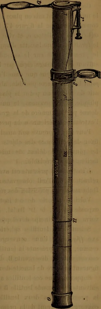 An illustration from Traité d'optique : considérée dans ses rapports avec l'examen de l'oeil, 1879, leaf 192
