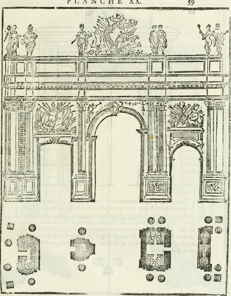 An illustration from Traité d'architecture, ou, Proportions des trois ordres grecs : sur un module de douze parties, 1768, leaf 120