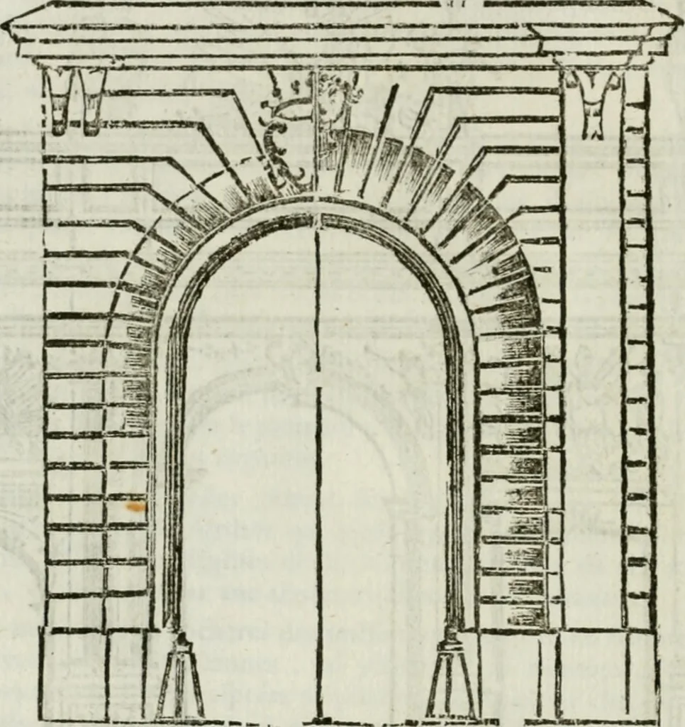 An illustration from Traité d'architecture, ou, Proportions des trois ordres grecs : sur un module de douze parties, 1768, leaf 121