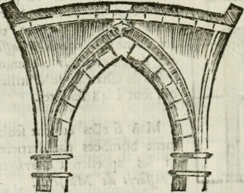 An illustration from Traité d'architecture, ou, Proportions des trois ordres grecs : sur un module de douze parties, 1768, leaf 201
