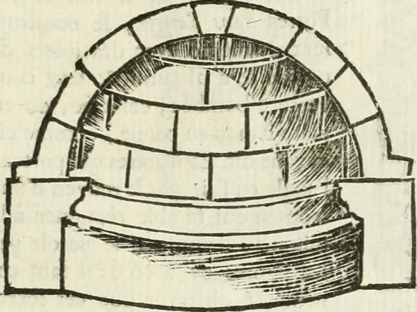 An illustration from Traité d'architecture, ou, Proportions des trois ordres grecs : sur un module de douze parties, 1768, leaf 218