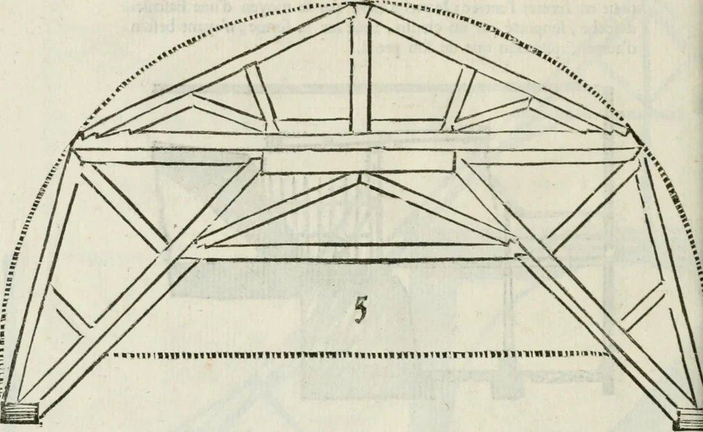 An illustration from Traité d'architecture, ou, Proportions des trois ordres grecs : sur un module de douze parties, 1768, leaf 239