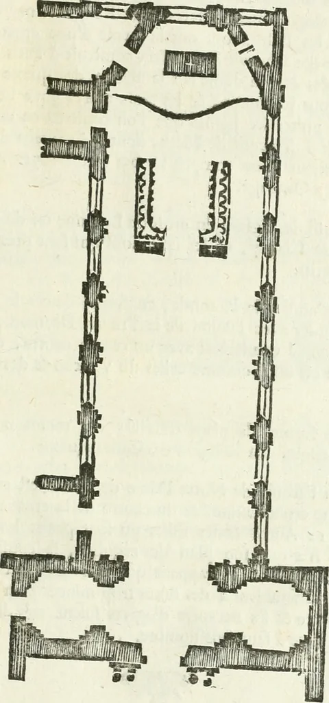 An illustration from Traité d'architecture, ou, Proportions des trois ordres grecs : sur un module de douze parties, 1768, leaf 246