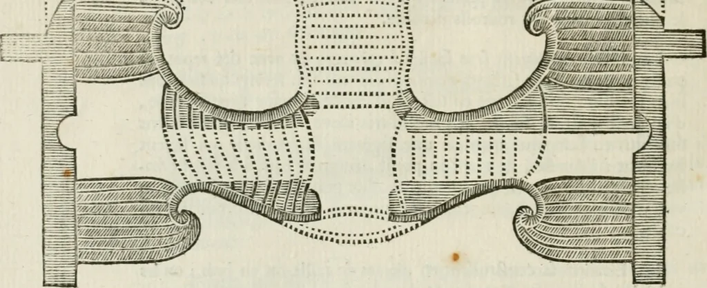 An illustration from Traité d'architecture, ou, Proportions des trois ordres grecs : sur un module de douze parties, 1768, leaf 249