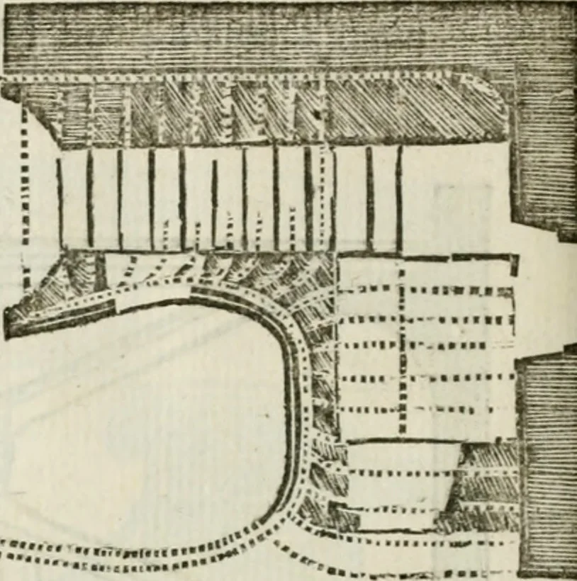 An illustration from Traité d'architecture, ou, Proportions des trois ordres grecs : sur un module de douze parties, 1768, leaf 251