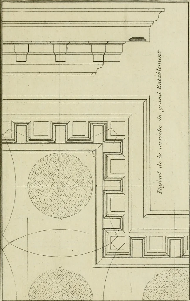 An illustration from Traité d'architecture : avec des remarques et des observations tres-utiles pour les jeunes gens, qui veulent s'appliquer à ce bel art, 1714, leaf 106
