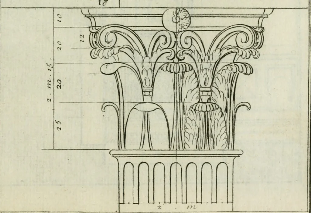 An illustration from Traité d'architecture : avec des remarques et des observations tres-utiles pour les jeunes gens, qui veulent s'appliquer à ce bel art, 1714, leaf 234