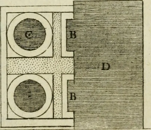 An illustration from Traité d'architecture : avec des remarques et des observations tres-utiles pour les jeunes gens, qui veulent s'appliquer à ce bel art, 1714, leaf 24