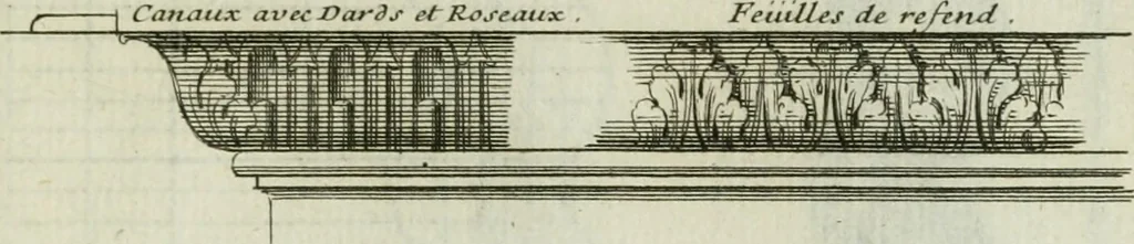 An illustration from Traité d'architecture : avec des remarques et des observations tres-utiles pour les jeunes gens, qui veulent s'appliquer à ce bel art, 1714, leaf 242