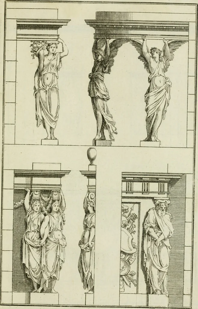 An illustration from Traité d'architecture : avec des remarques et des observations tres-utiles pour les jeunes gens, qui veulent s'appliquer à ce bel art, 1714, leaf 246