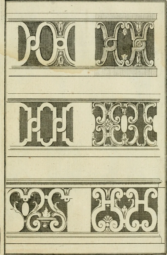 An illustration from Traité d'architecture : avec des remarques et des observations tres-utiles pour les jeunes gens, qui veulent s'appliquer à ce bel art, 1714, leaf 332