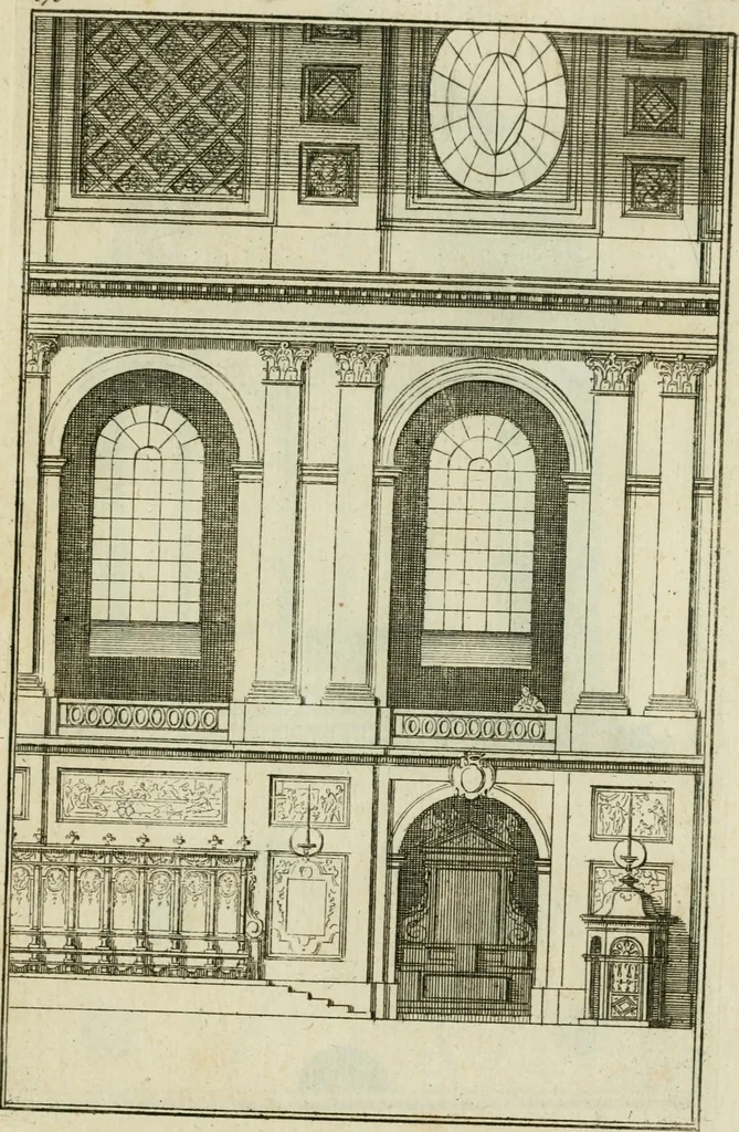 An illustration from Traité d'architecture : avec des remarques et des observations tres-utiles pour les jeunes gens, qui veulent s'appliquer à ce bel art, 1714, leaf 346