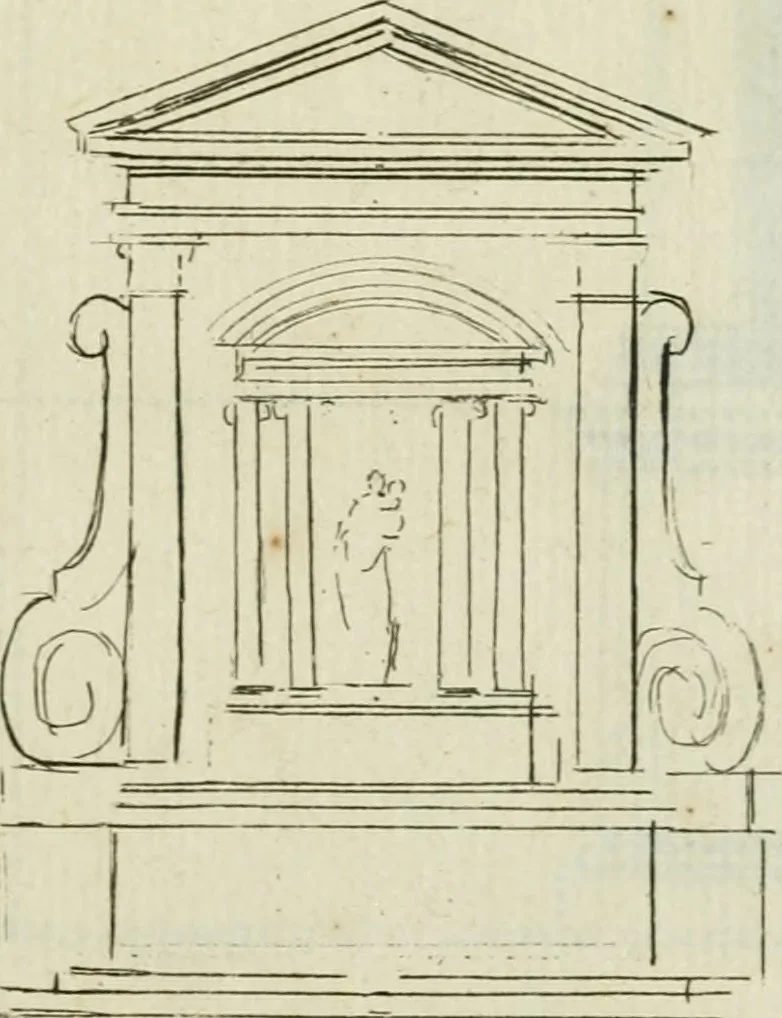 An illustration from Traité d'architecture : avec des remarques et des observations tres-utiles pour les jeunes gens, qui veulent s'appliquer à ce bel art, 1714, leaf 350