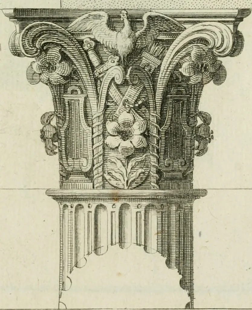 An illustration from Traité d'architecture : avec des remarques et des observations tres-utiles pour les jeunes gens, qui veulent s'appliquer à ce bel art, 1714, leaf 360